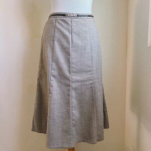 East 5th Khaki Color A-Line Skirt